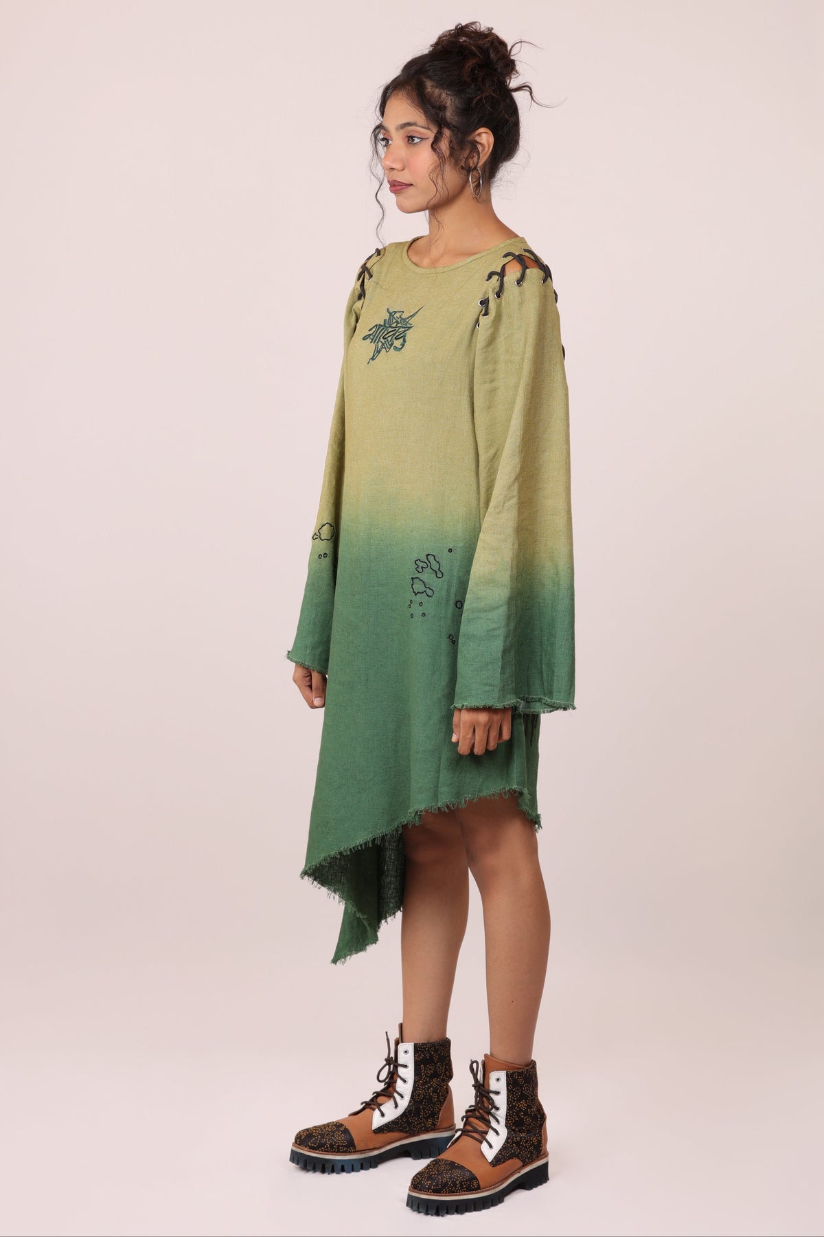 Offthought Asymmetric Dress
