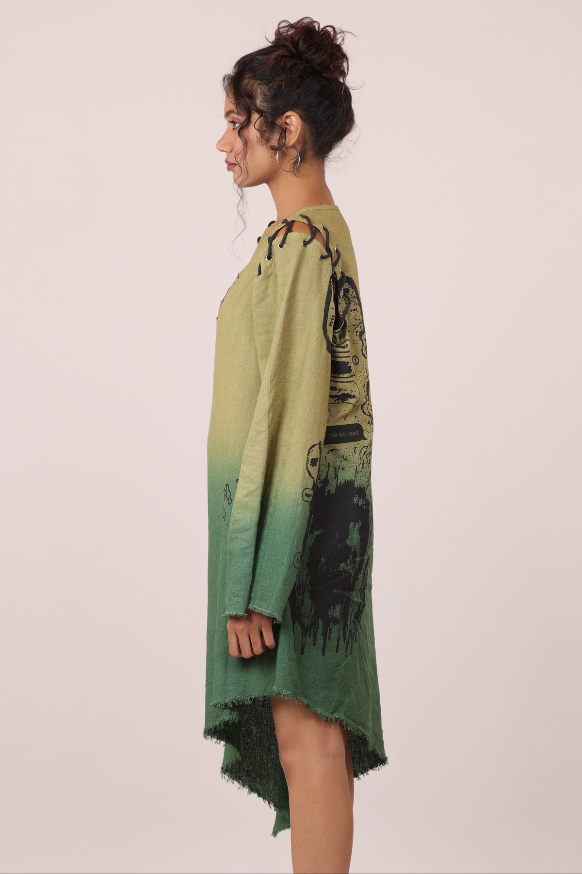 Offthought Asymmetric Dress