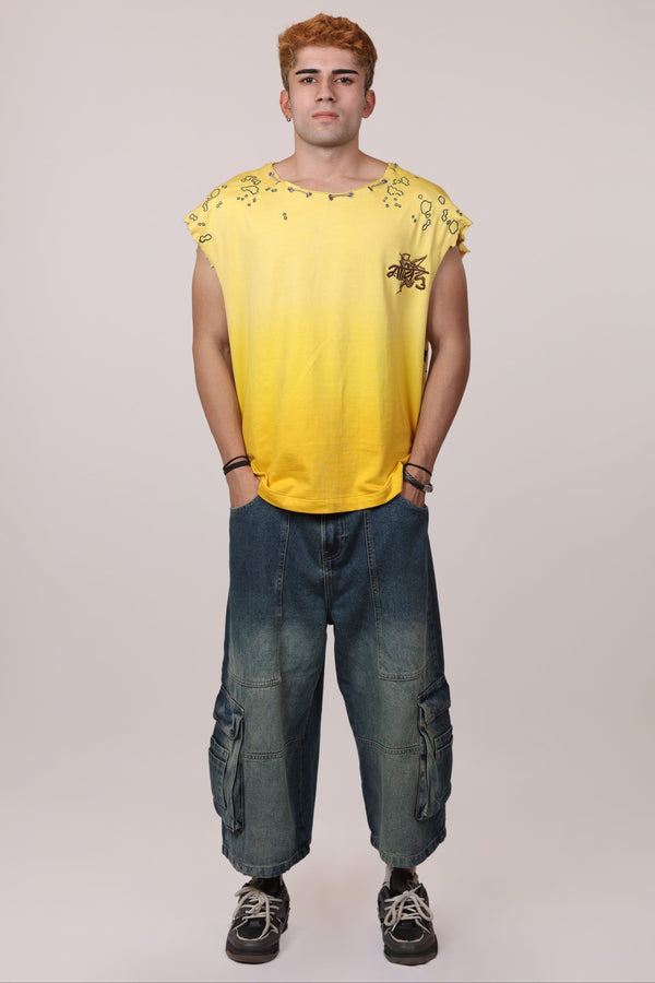 Yellow Ombre Unfiltered Tank