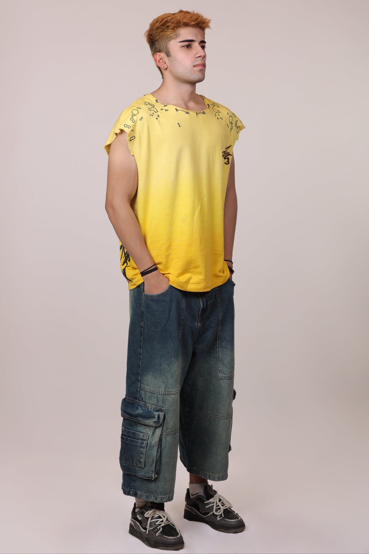 Yellow Ombre Unfiltered Tank
