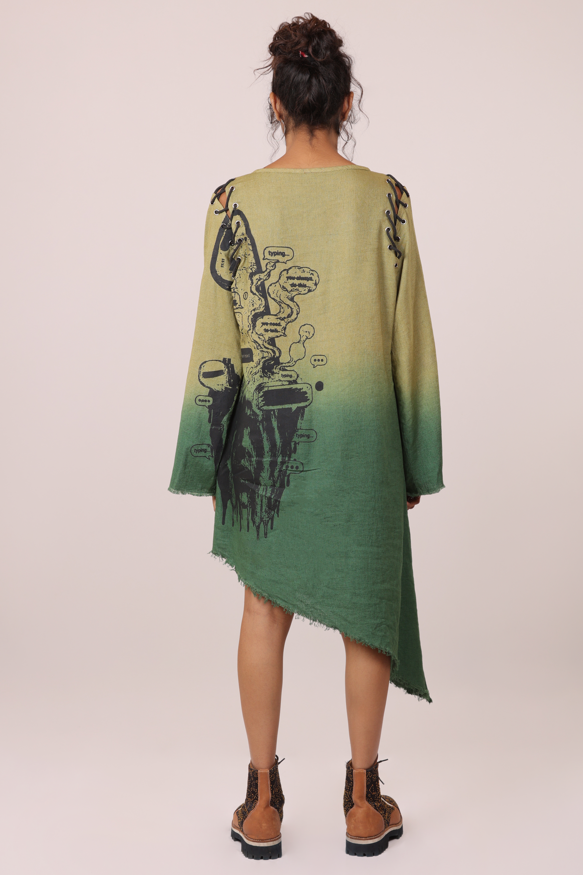 Offthought Asymmetric Dress